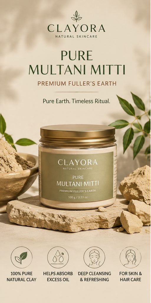 CLAYORA Pure Multani Mitti